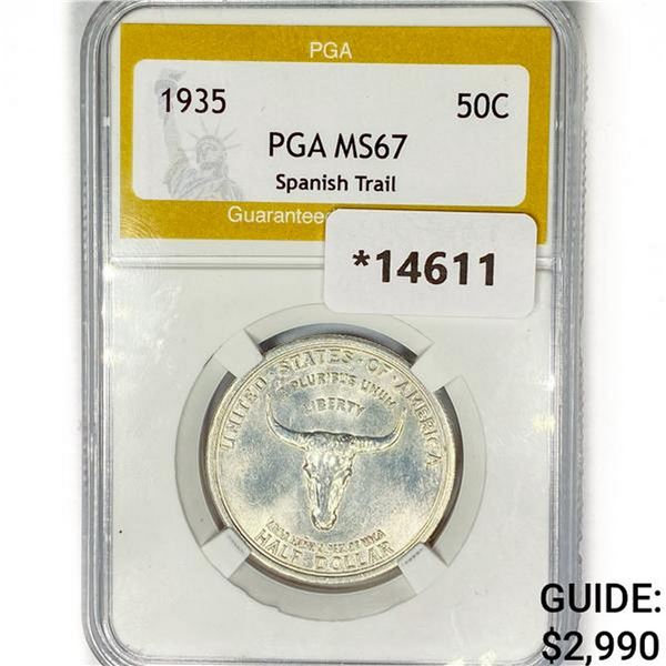 1935 Spanish Trail Half Dollar PGA MS67