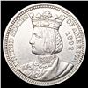 Image 1 : 1893 Isabella Silver Quarter UNCIRCULATED