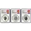 Image 1 : 2023 Set (3) 1oz G.B. S2Â£ NGC GEM UNC Q.