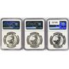 Image 2 : 2023 Set (3) 1oz G.B. S2Â£ NGC GEM UNC Q.