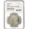 Image 1 : 1881-S Morgan Silver Dollar NGC MS64