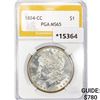 Image 1 : 1884-CC Morgan Silver Dollar PGA MS65