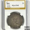 Image 1 : 1801 Draped Bust Dollar PGA XF40