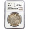 Image 1 : 1886 Morgan Silver Dollar NGC MS64
