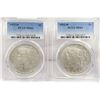Image 1 : 1922-D Set (2) Silver Peace Dollar PCGS MS61