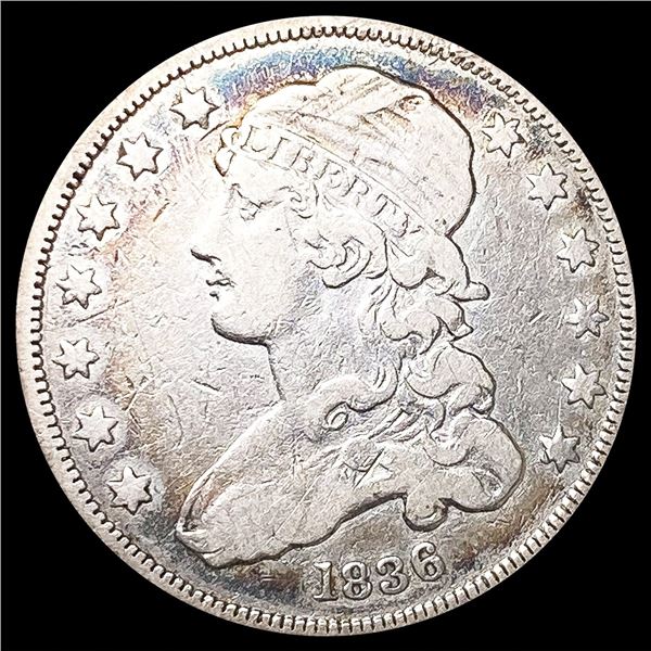 1836 Barber Quarter NICELY CIRCULATED