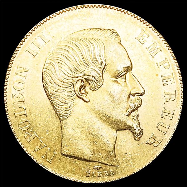 1857 France .4667oz Gold 50 Francs UNCIRCULATED