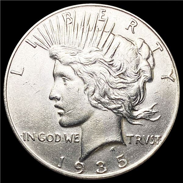 1935 Silver Peace Dollar CLOSELY UNCIRCULATED