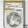 Image 1 : 1878 8TF Morgan Silver Dollar PGA MS63+ DMPL
