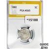 Image 1 : 1882 Shield Nickel PGA MS65