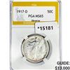 Image 1 : 1917-D Walking Liberty Half Dollar PGA MS65 Obv