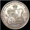 Image 2 : 1883 Kingdom of Hawaii Quarter NEARLY UNC
