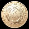 Image 2 : 1866 Two Cent Piece NEARLY UNCIRCULATED