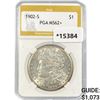 Image 1 : 1902-S Morgan Silver Dollar PGA MS62+