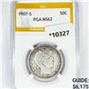 Image 1 : 1907-S Barber Half Dollar PGA MS62