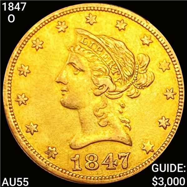 1847-O $10 Gold Eagle HIGH GRADE