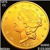 Image 1 : 1875-CC $20 Gold Double Eagle CHOICE BU +