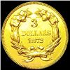 Image 2 : 1872 $3 Gold Piece UNCIRCULATED