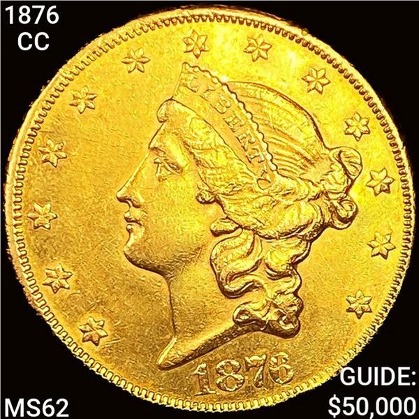 1876-CC $20 Gold Double Eagle UNCIRCULATED