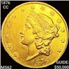 Image 1 : 1876-CC $20 Gold Double Eagle UNCIRCULATED