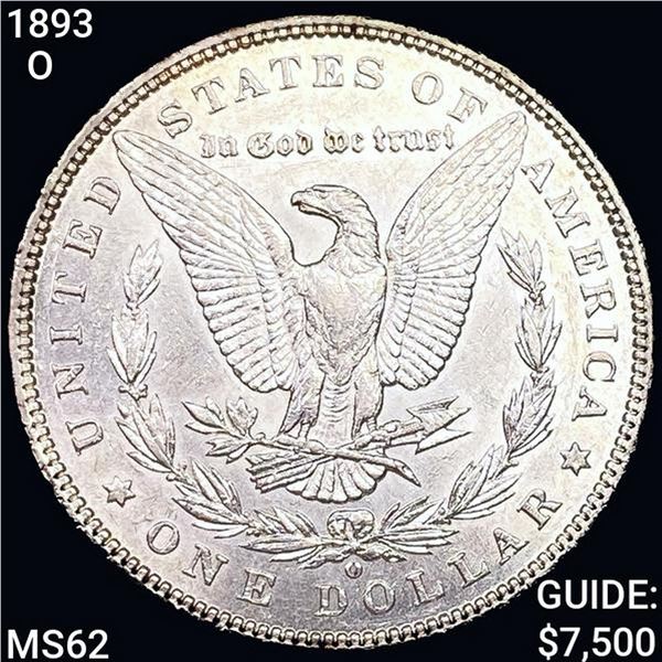 1893-O Morgan Silver Dollar UNCIRCULATED