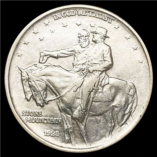 1925 Stone Mountain Half Dollar NEAR UNC