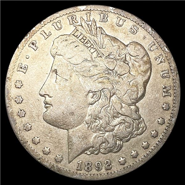 1892-CC Morgan Silver Dollar NICELY CIRCULATED