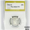 Image 1 : 1924-D Standing Liberty Quarter PGA MS64 FH