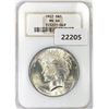 Image 1 : 1922 Silver Peace Dollar NGC MS64