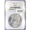 Image 1 : 1884-O Morgan Silver Dollar NGC MS62