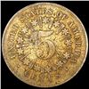 Image 2 : 1866 Two Cent Piece NICELY CIRCULATED