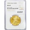 Image 1 : 1998 $25 1/2oz American Gold Eagle NGC MS69