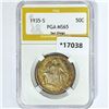 Image 1 : 1935-S San Diego Half Dollar PGA MS65