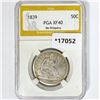 Image 1 : 1839 Seated Liberty Half Dollar PGA XF40 No Drap