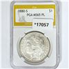 Image 1 : 1880-S Morgan Silver Dollar PGA MS65 PL