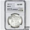 Image 1 : 1887 Morgan Silver Dollar NGC MS64