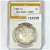 Image 1 : 1885-CC Morgan Silver Dollar PGA MS67+ DMPL