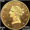 Image 1 : 1849 $10 Gold Eagle GEM BU PL