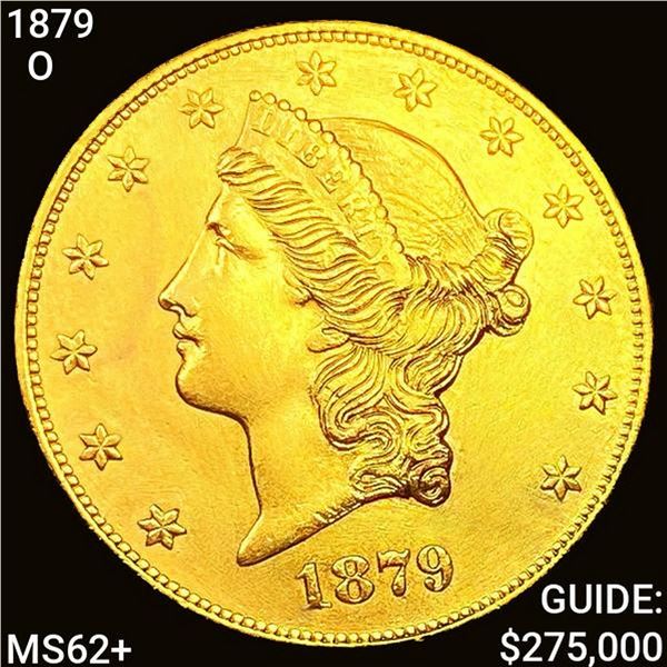 1879-O $20 Gold Double Eagle UNCIRCULATED +