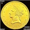 Image 1 : 1843-O $10 Gold Eagle UNCIRCULATED