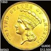 Image 1 : 1860 $3 Gold Piece CHOICE BU