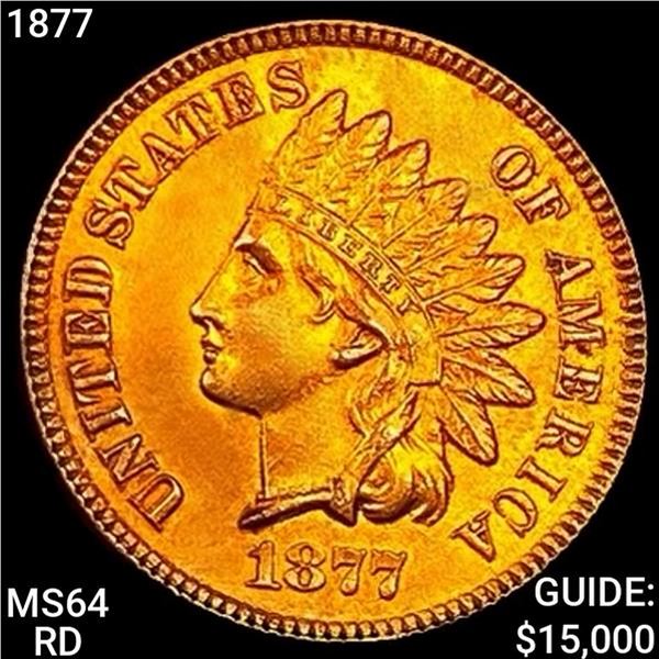 1877 Indian Head Cent CHOICE BU RD