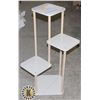 Image 1 : WHITE PLANT STAND 32" TALL