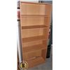 Image 1 : BOOKCASE 71.5" TALL X 12" DEEP X 30" WIDE