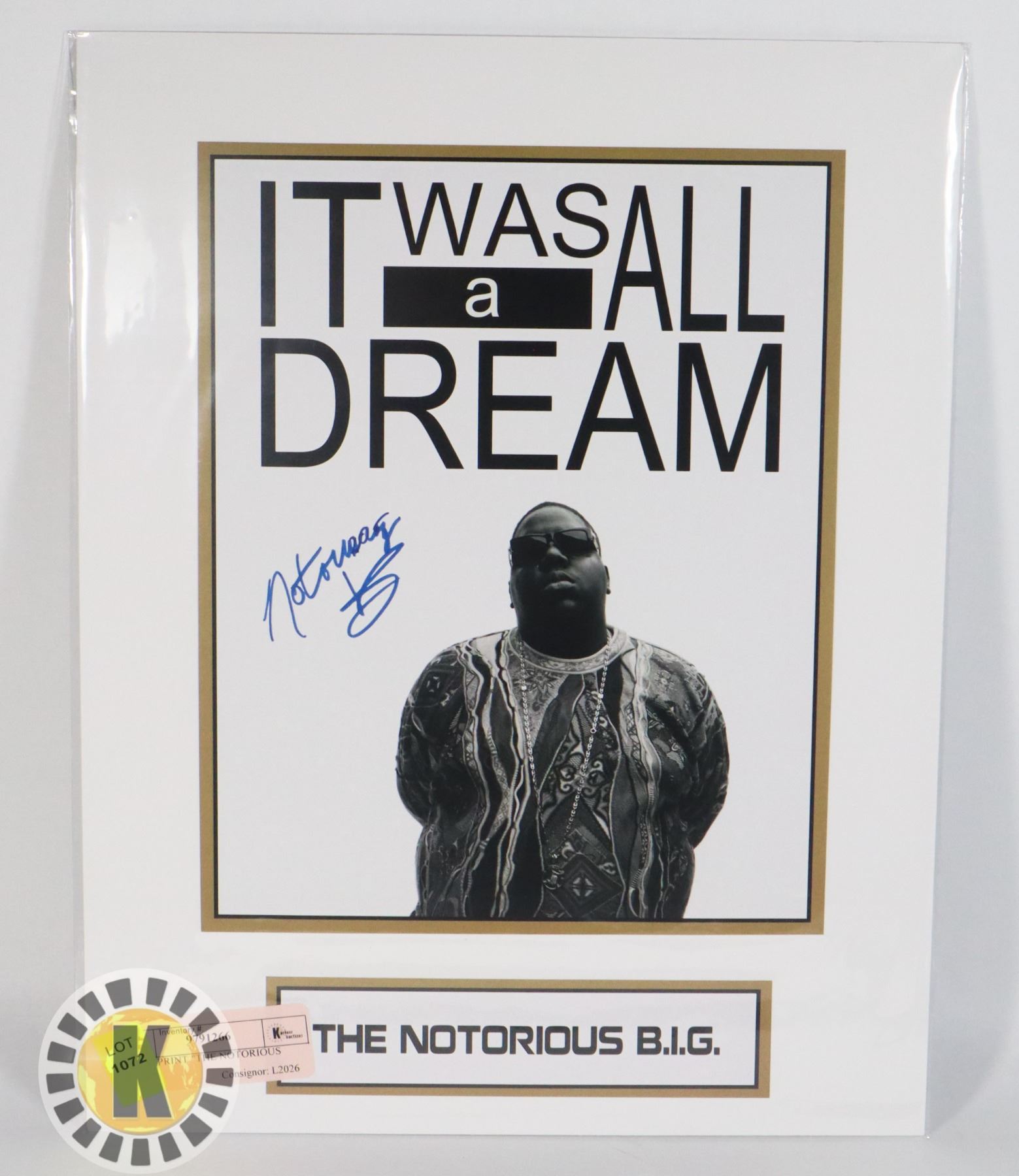 11x14" PRINT "THE NOTORIOUS B.I.G."