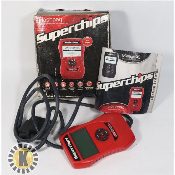 SUPERCHIPS FLASHPAQ VEHICLE PERFORMANCE PROGRAMMER