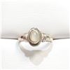 Image 1 : SILVER MOONSTONE RING SIZE