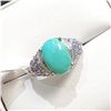 Image 2 : SILVER TURQUOISE RING