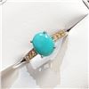 Image 2 : SILVER TURQUOISE RING