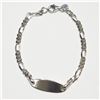 Image 1 : SILVER 7" BRACELET